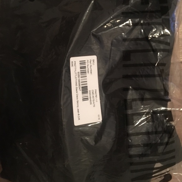 Super High Waisted Black Disco Skinny Jean - Picture 3 of 4